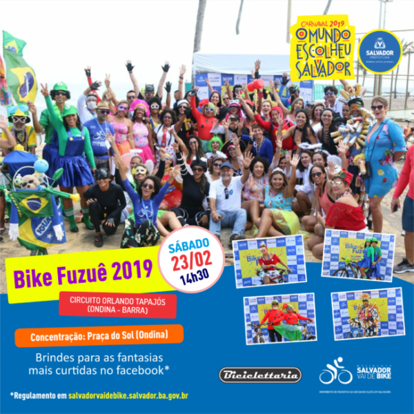 Banner - Bike Fuzuê 2019 - O Carnaval de Salvador começa de Bike
