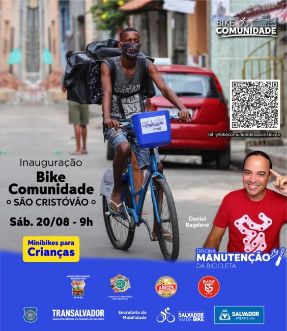Banner - Inauguração Bike Comunidade de São Cristóvão