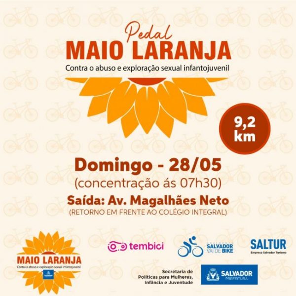 Banner - Pedal Maio Laranja - 2023