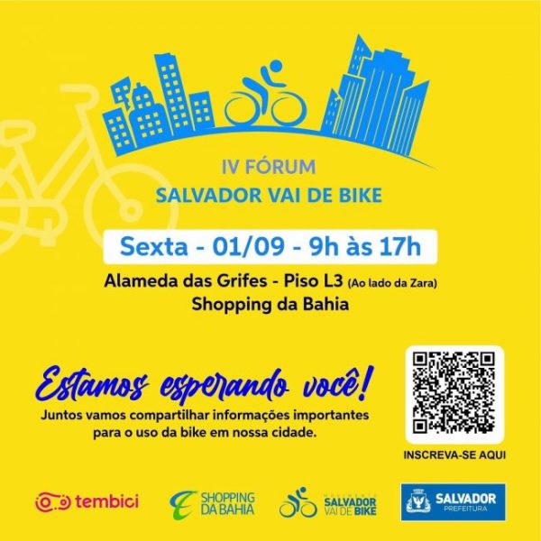 Banner - IV Fórum do Salvador Vai de Bike